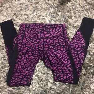 Pink Cheetah Lululemon Leggings